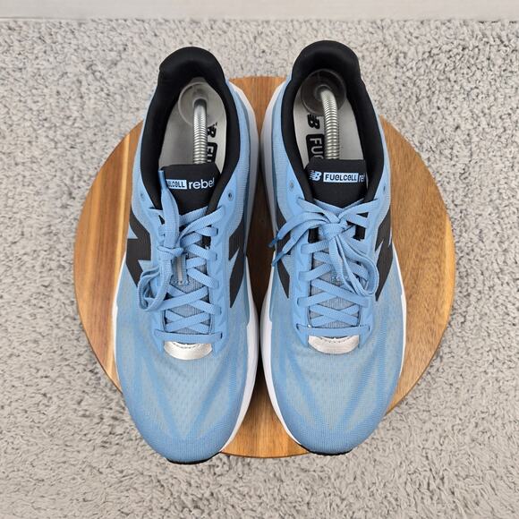 New Balance Mens 11.5D FuelCell Rebel v5 Blue Black Athletic Road Running Shoe - Picture 5 of 12